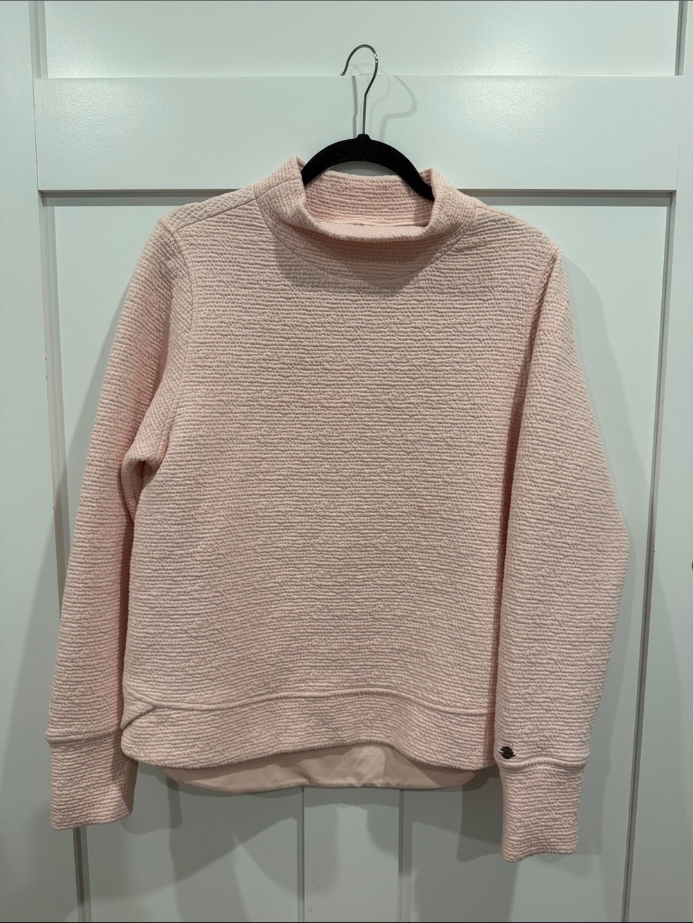 CALIA by Carrie Underwood Blush Pink Mock Neck Sweater